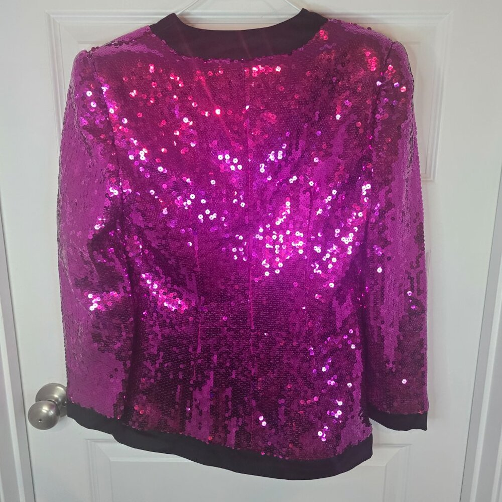 Vintage Julie Duroche sequin jacket - Picture 2 of 3